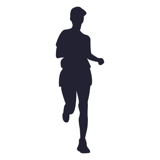 Marathon Running Silhouette at GetDrawings | Free download