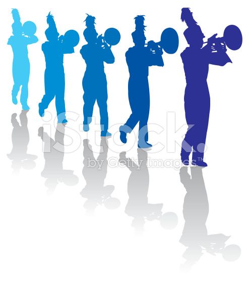 494x556 Marching Band Clipart Trumpet