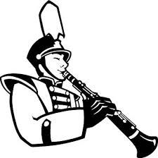 225x224 Marching Band Silhouette Saxophone Stock Image Clipart