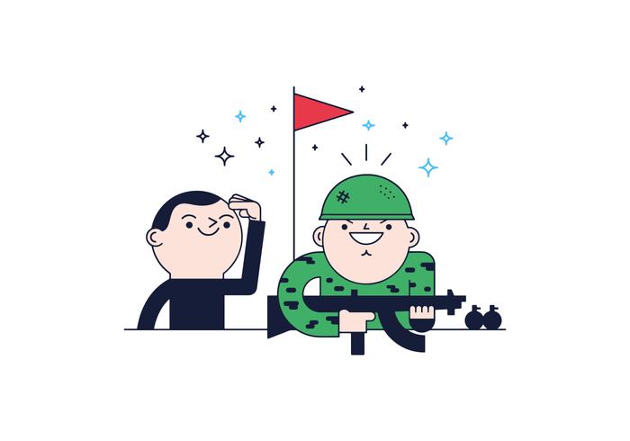 700x490 Soldier Free Vector Art