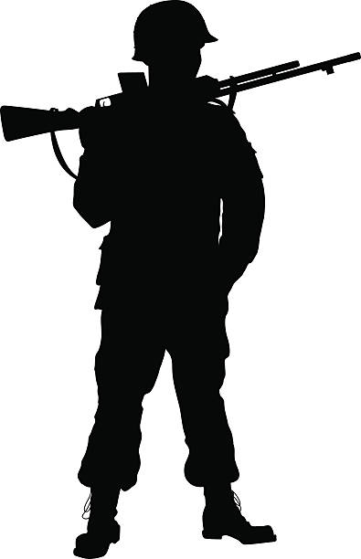 Marching Soldier Silhouette at GetDrawings | Free download