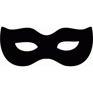 Mardi Gras Mask Silhouette at GetDrawings | Free download