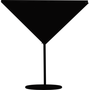 294x299 Margarita Glass Silhouette Clipart Panda