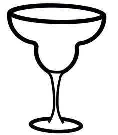 236x271 Margarita Glass Stencil