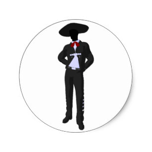 307x307 Mexican Mariachi Stickers Zazzle