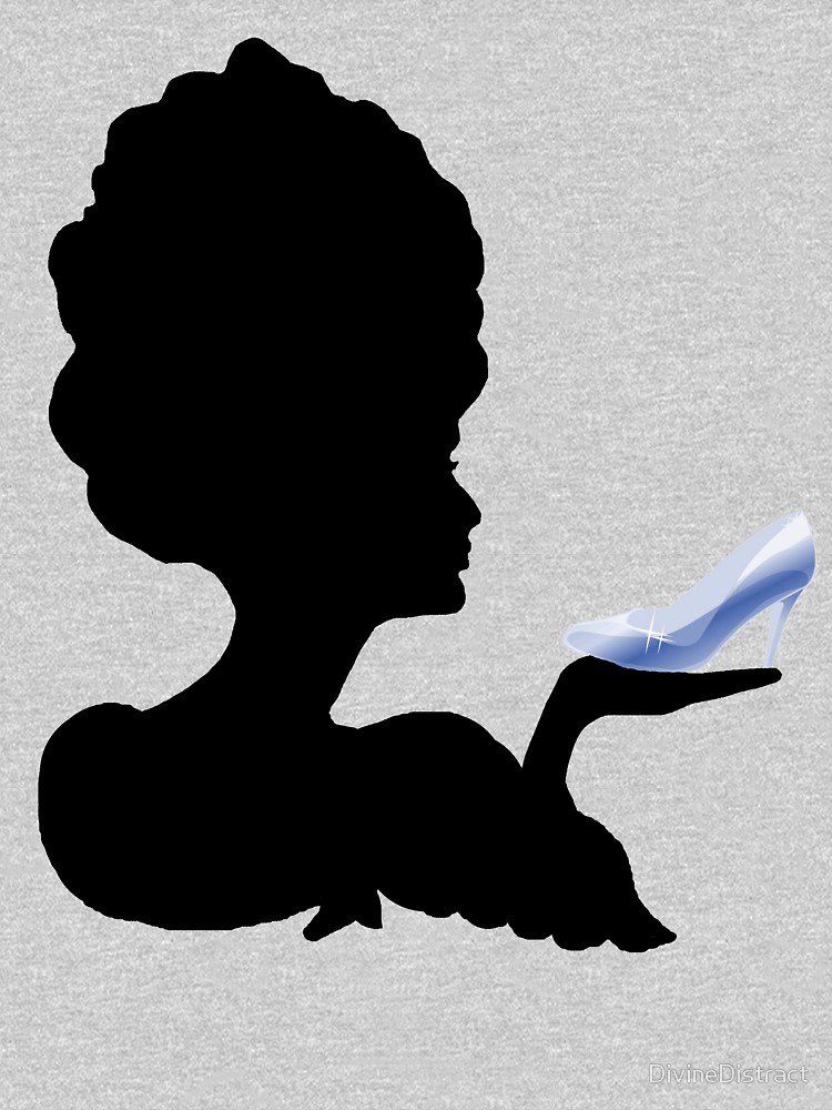 750x1000 Cinderella Silhouette Women's Fitted Scoop T Shirt By