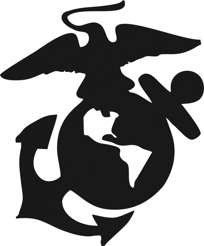 Marine Corps Silhouette at GetDrawings | Free download