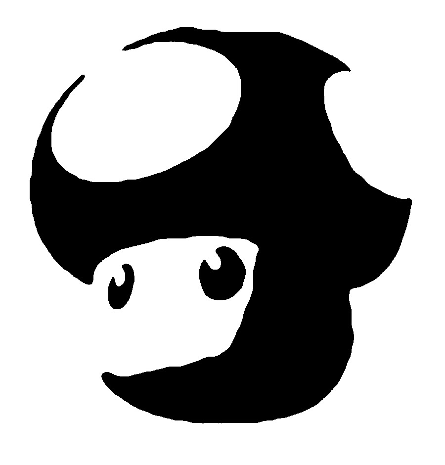 900x940 Mario Mushroom Stencil Diy Stenciling, Silhouettes
