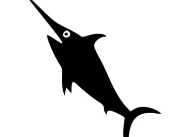 340x270 Marlin Fish Decal Etsy