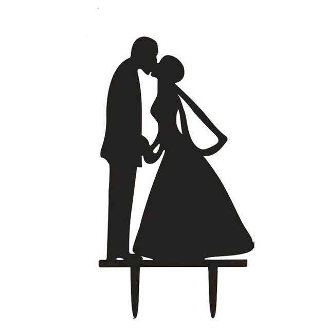 Marriage Silhouette at GetDrawings | Free download