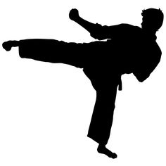 236x236 Stunning Karate Silhouette Vector Free Download Silhouette Clip