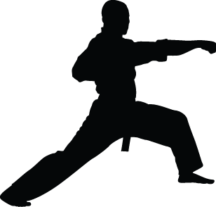 Martial Arts Silhouette at GetDrawings | Free download