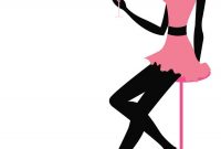 200x135 Top Girl In Martini Glass Silhouette Pictures