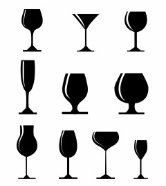 240x268 Cocktail Glass Vectors Stock For Free Download About (70) Vectors
