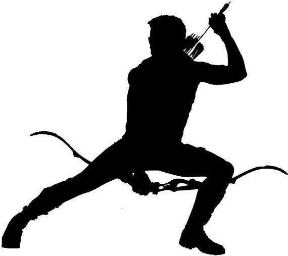 570x507 Hawkeye Silhouette Marvel Comics Papercut 6x5 By Finalcutartdesign