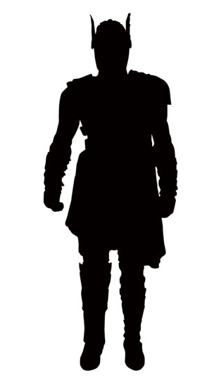 314x540 Marvel Select Gladiator Thor Figure Silhouette