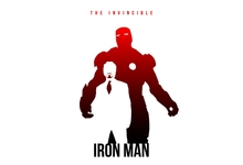 220x150 Minimalistic Iron Man Silhouette Robert Downey Jr Marvel Comics