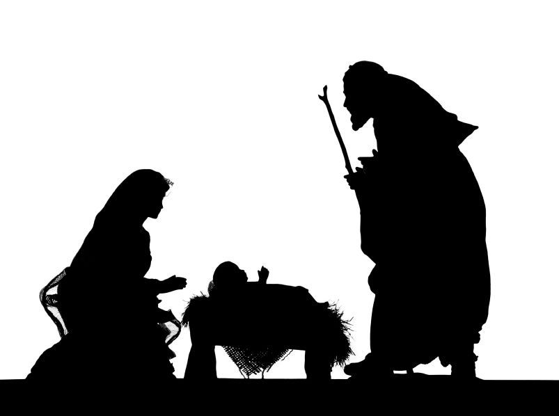 Mary And Joseph Silhouette at GetDrawings | Free download