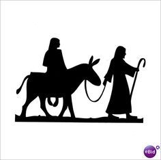 236x234 Nativity Scene With Jesus, Mary, Joseph Silhouette By Milena