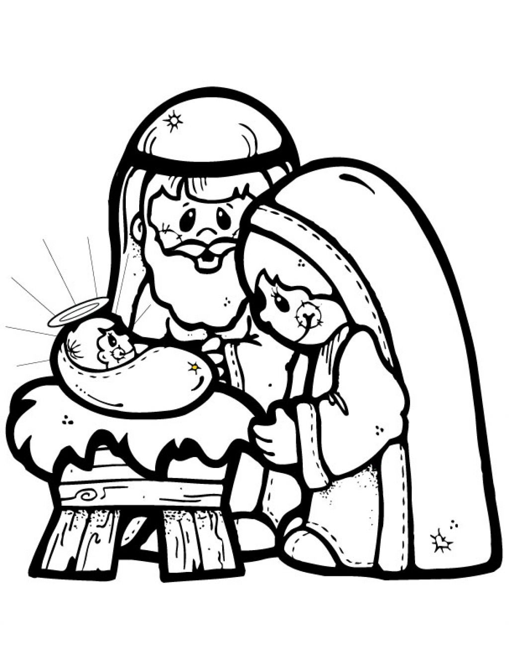 1024x1327 Joseph And Baby Jesus Clipart Black And White