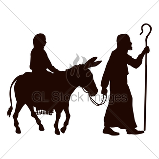 325x325 Mary And Joseph Nativity Christmas Illustration Gl Stock Images