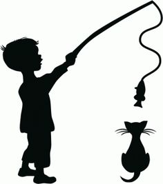 236x267 Little Boy With A Frog Silhouette One Of My Earliest Decorative