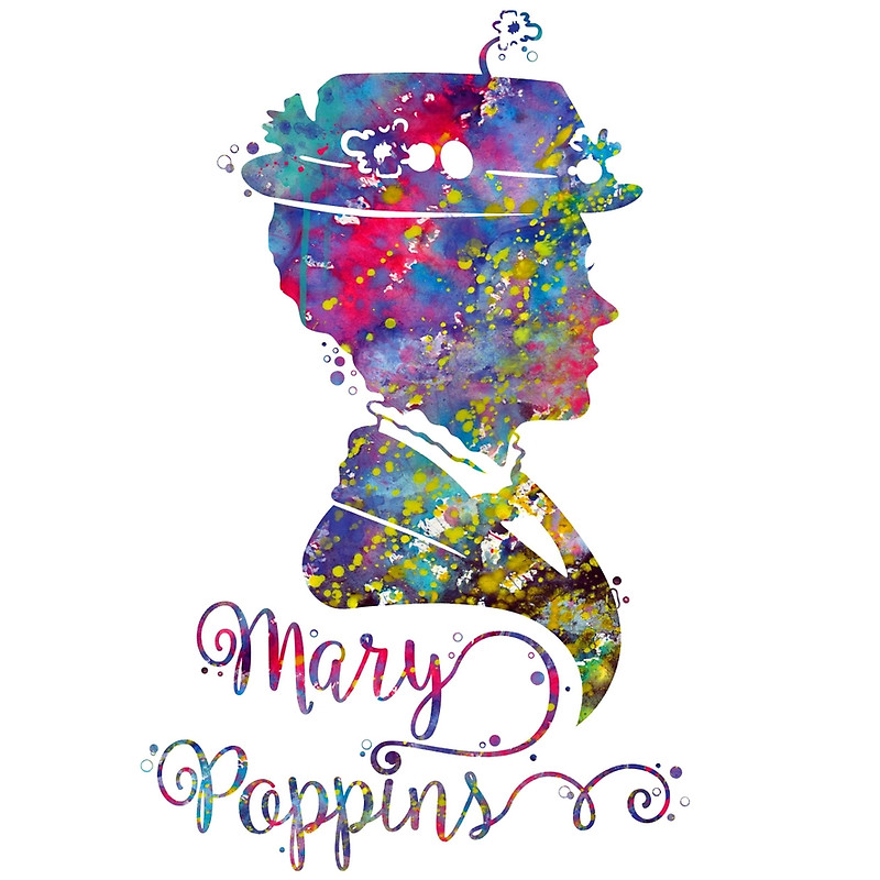 800x800 Mary Poppins Bag Clipart