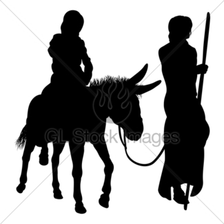 325x325 Nativity Christmas Illustration Mary And Joseph Gl Stock Images