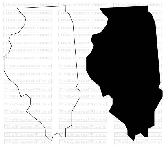 570x508 Illinois State Map Svg Png Jpg Vector Graphic Clip Art