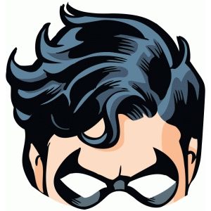 300x300 Silhouette Design Store Robin Mask Super Hero Fun