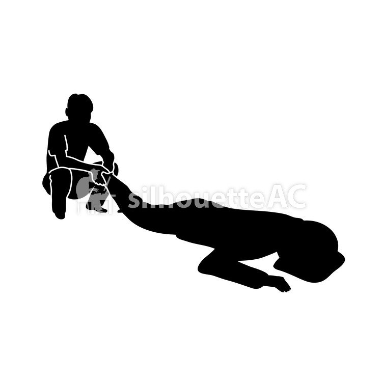 750x750 Free Silhouette Vector Tickling