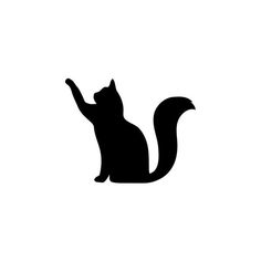 236x236 Cat Stretching Silhouette Ee Clipart Design Massage Business