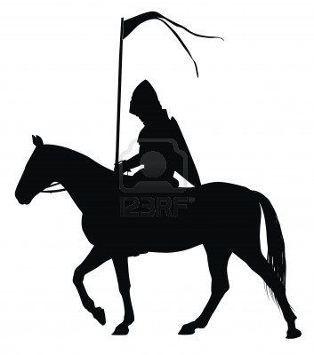 353x400 Medieval Knight Silhouette Kid Stuff Silhouette