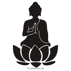 236x236 Meditating Buddha Silhouette Png Clip Art Silhouette