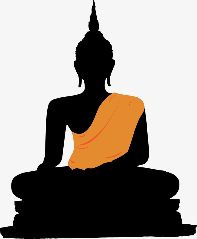 650x788 Silhouette Of Buddha, Buddha, Buddhism, Golden Buddha Png