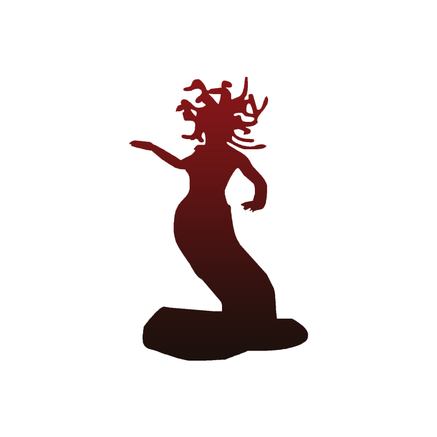 864x864 Medusa Gorgon Naga Decal Sticker Choose Pattern + Size