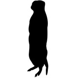 160x160 Meerkat Silhouette Vector Graphics Stock Image And Royalty Free