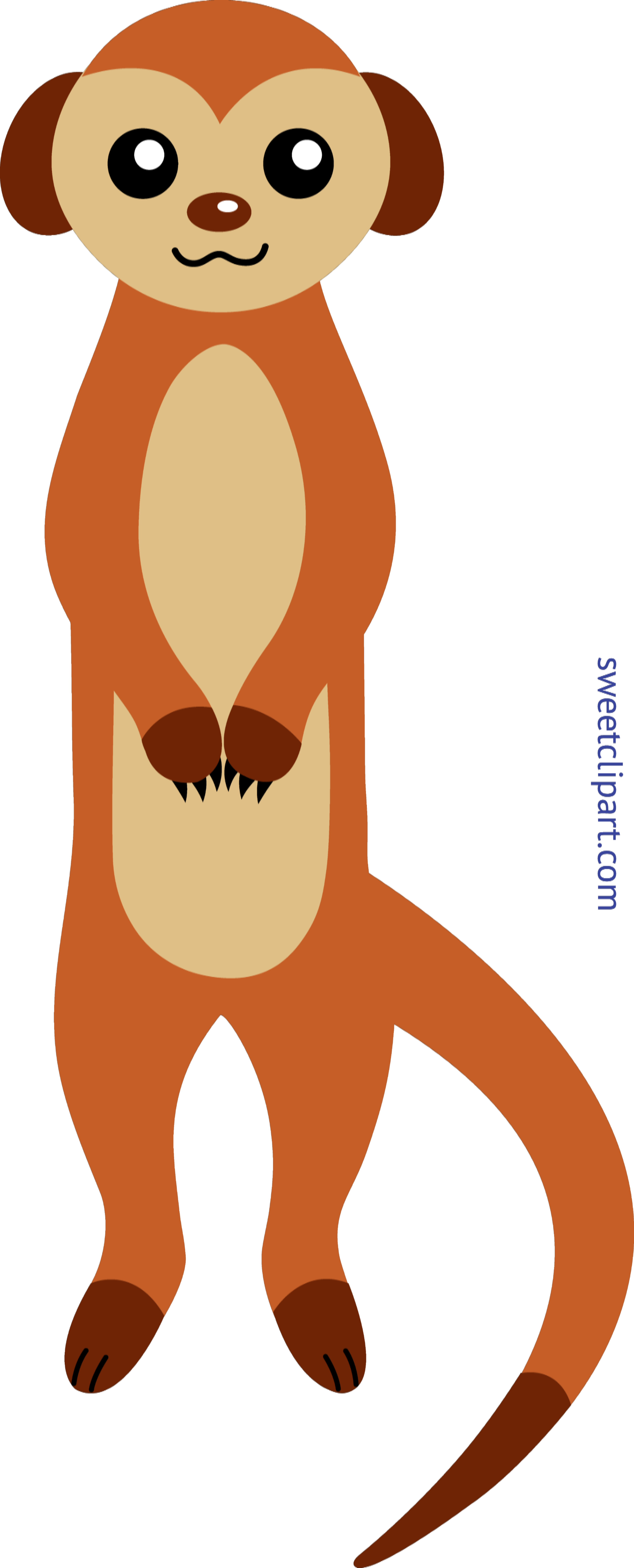 3670x9071 Meerkat Clip Art