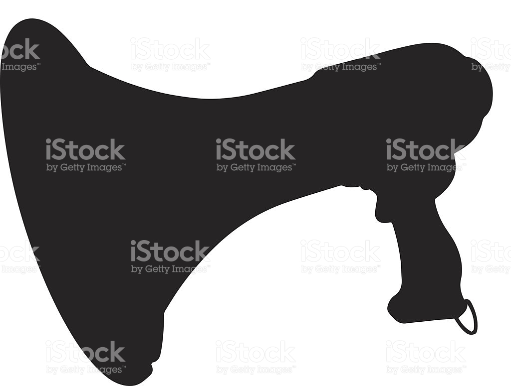 1024x775 Megaphone Silhouette Vector Keywords And Pictures