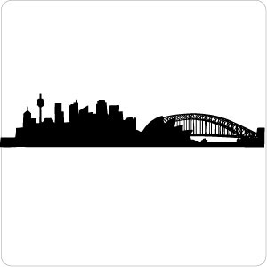 Melbourne Skyline Silhouette at GetDrawings | Free download