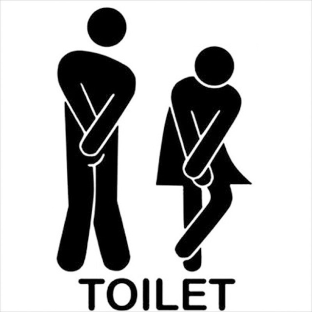 640x640 Hot Sale Cute Man Woman Washroom Toilet Wc Sticker Family Diy