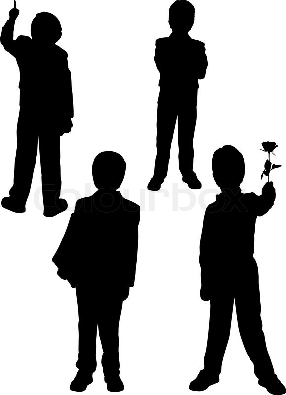 580x800 Id 14999 Businessman Silhouette Adjust Tie Presentation Clipart