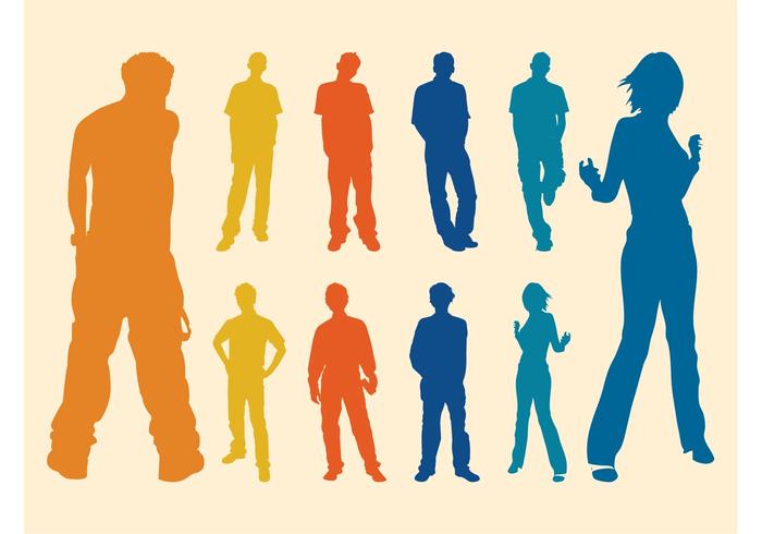 700x490 Silhouette Men And Women