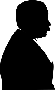 183x300 23223 Black Man Silhouette Clip Art Public Domain Vectors