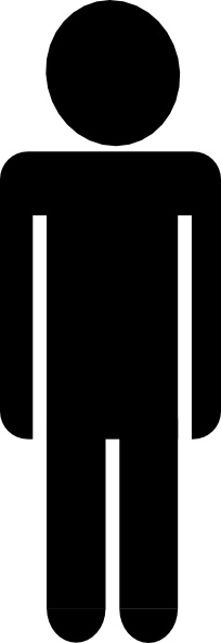 204x591 Man Silhouette Clip Art Free Vector In Open Office Drawing Svg