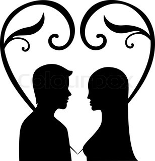 308x320 Cute Loving Couple. Kissing. People Profile. Beautiful Man