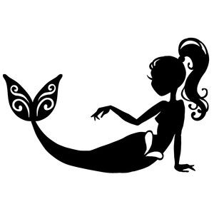 300x300 Mermaid Silhouette Clipart