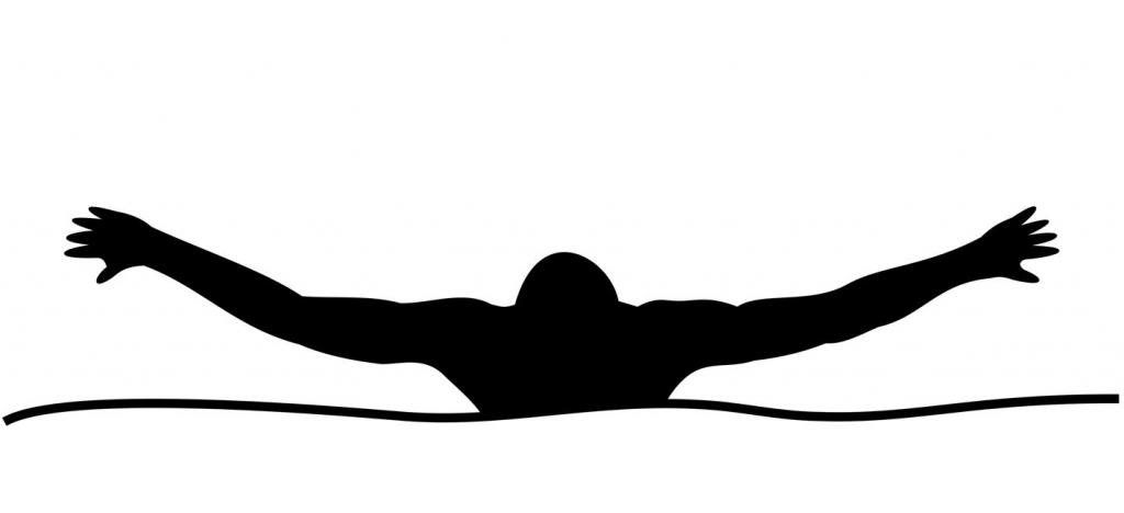 1024x468 Swimming Clipart Silhouette Many Interesting Cliparts
