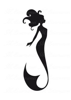 236x333 Mermaid Silhouette