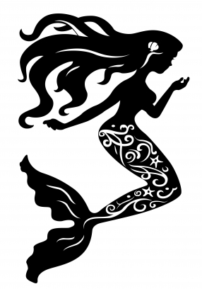 286x408 Mermaid Silhouette Free Vector Ai,eps Format Free Vector